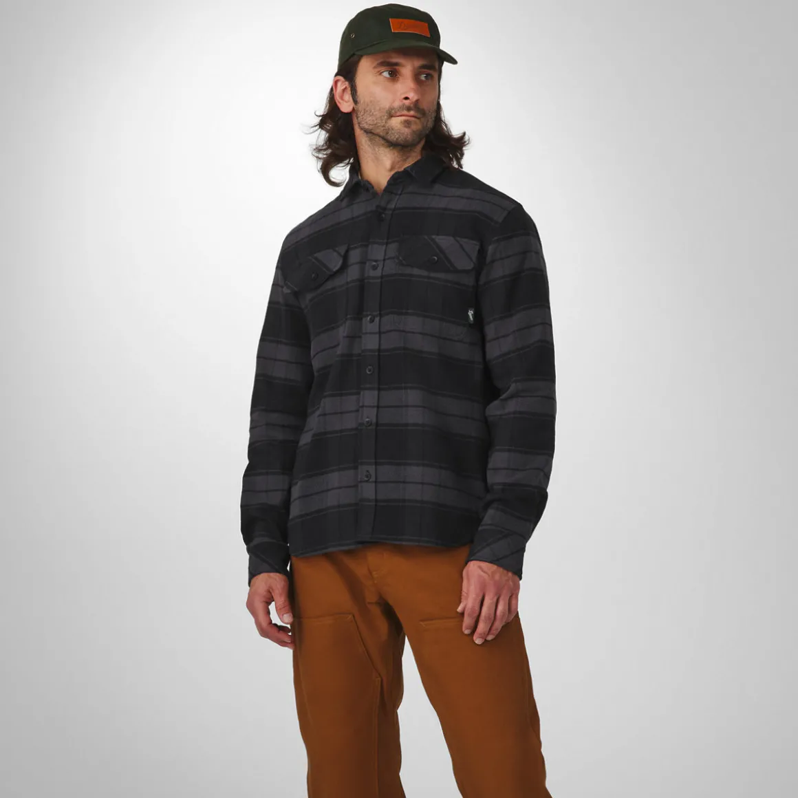 Hot Danner Cedar Mill Cotton Flannel Shirt BlackPlaid
