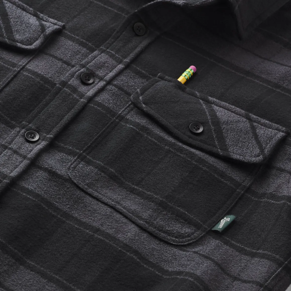 Hot Danner Cedar Mill Cotton Flannel Shirt BlackPlaid