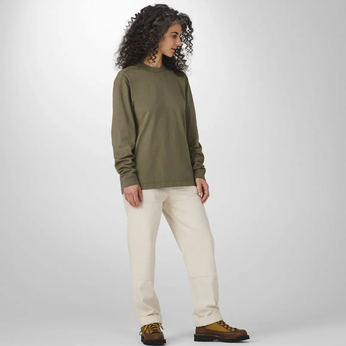 Cheap Danner Heavyweight Long Sleeve Tee DustyOlive