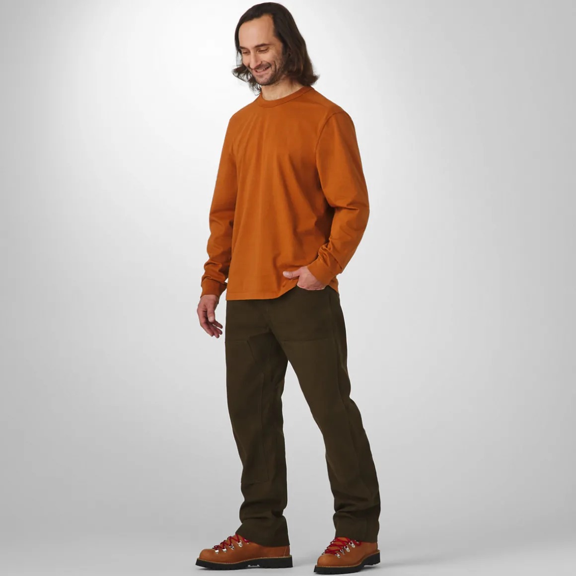 Shop Danner Heavyweight Long Sleeve Tee GlazedGinger