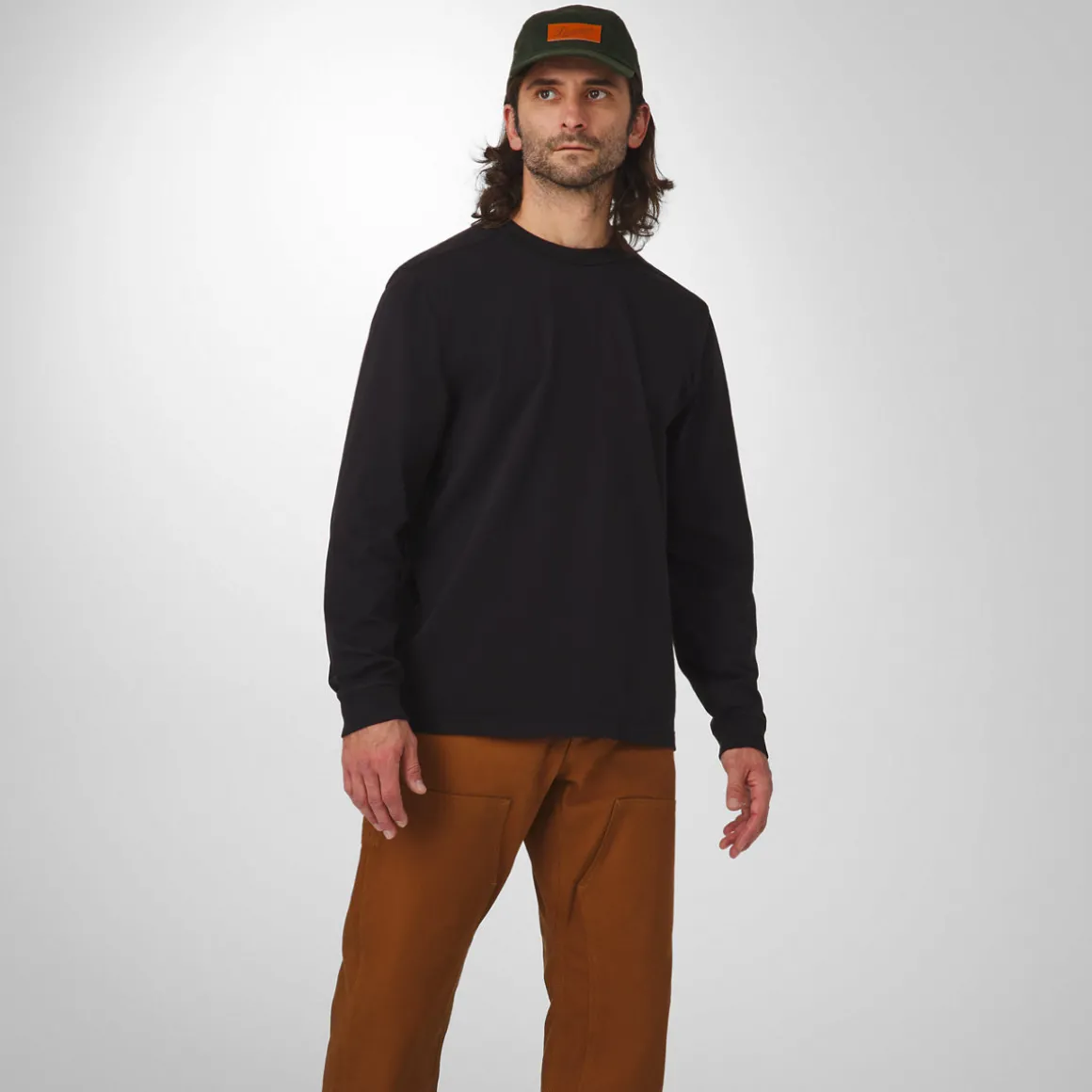 New Danner Heavyweight Long Sleeve Tee Black
