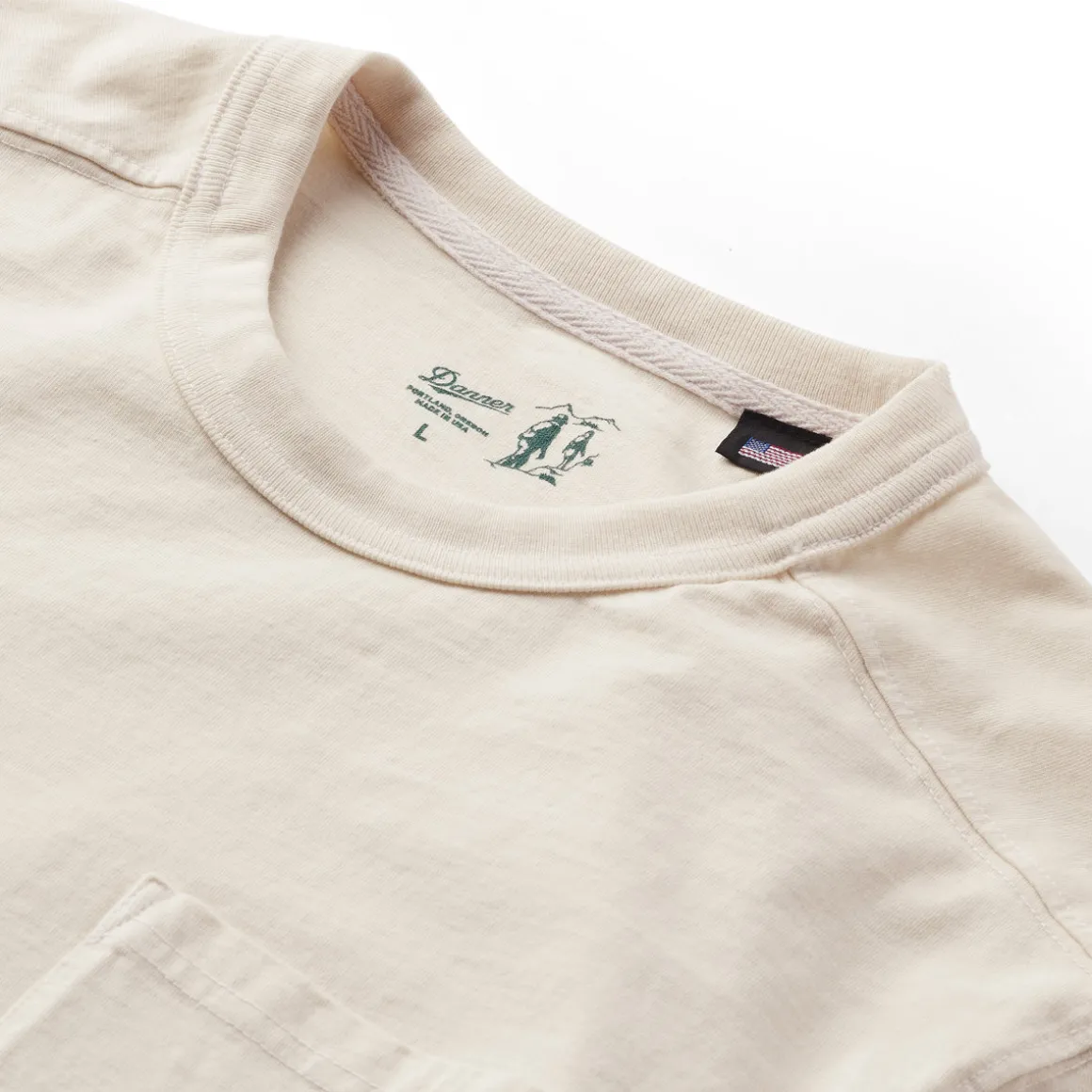 Fashion Danner Heavyweight Pocket Tee Natural