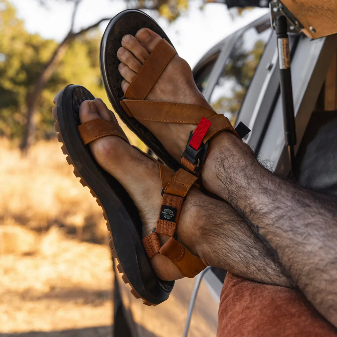 Shop Danner Joseph Leather Sandal RoastedPecan