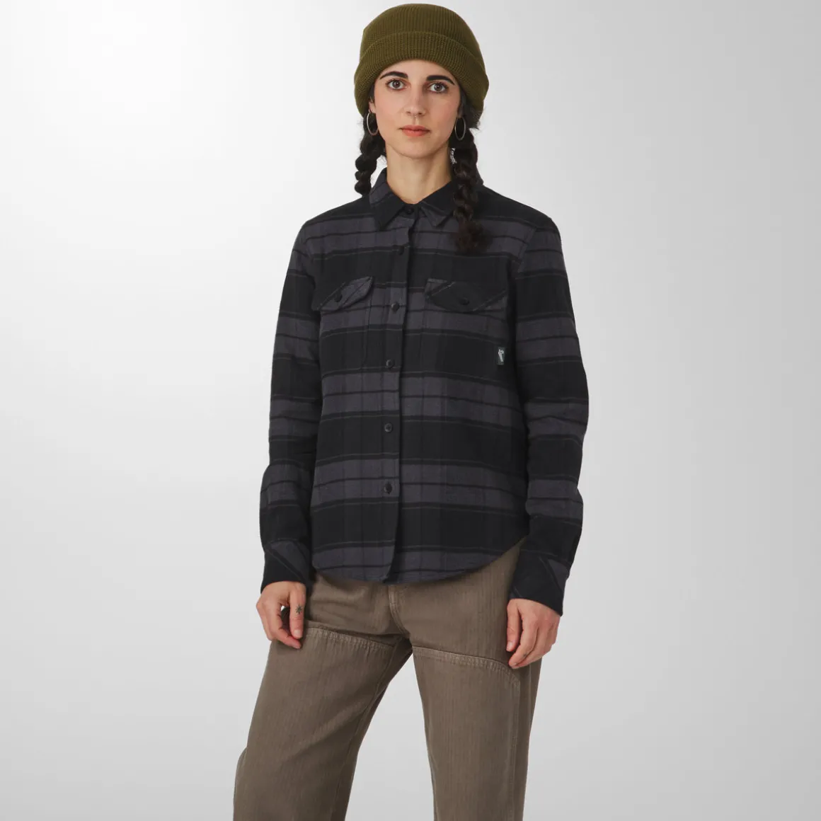 Flash Sale Danner Sauvie Cotton Flannel Shirt BlackPlaid