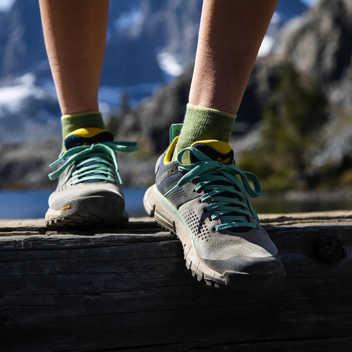 Shop Danner Trail 2650 Gray/Blue/SpectraYellow